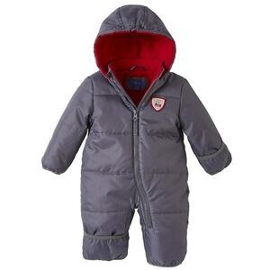 Xtreme Hooded Snowsuit Hooded Red Lining Baby Boy Infant Size 12-18 Months